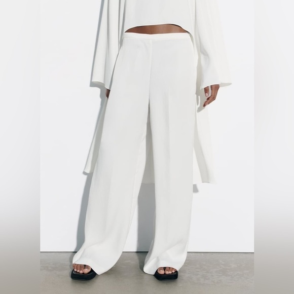 ZARA PALAZZO PANTS L - Picture 3 of 8
